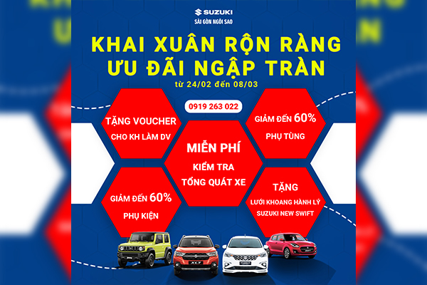 THÁNG 2-2025 : KHAI XUÂN RỘN RÀNG - ƯU ĐÃI NGẬP TRÀN