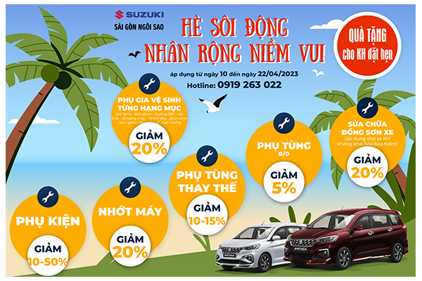 THÁNG 4-2023 CHƯƠNG TRÌNH TRI ÂN KHÁCH HÀNG "HÈ SÔI ĐỘNG - NHÂN RỘNG NIỀM VUI"